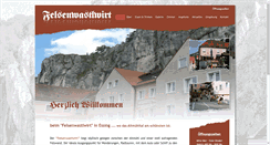 Desktop Screenshot of gasthof-felsenwastlwirt.de